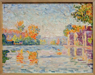 The Seine at Samois by Paul Signac